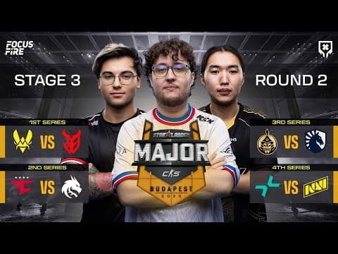 [FIL] Starladder Budapest Major 2025 Stage 3 - FaZe vs Spirit, MongolZ vs Liquid, NAVI vs PVISION