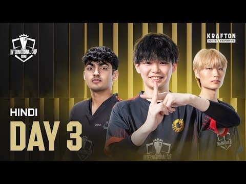 [Hindi] BMIC 2025 | Day 3 | #FORTHECROWN