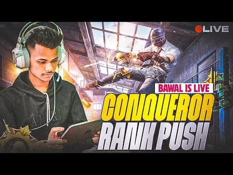 Conqueror Rank Push 🔥 BGMI Rush Grind | Bawal Is Live #shortsfeed #live #bgmi #bgmilive #pubgmobile