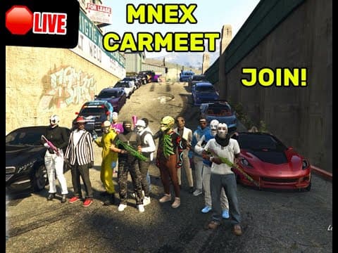 LIVE GTA5 CARMEET PS5 #gta #cars #money #gtacars #fyp