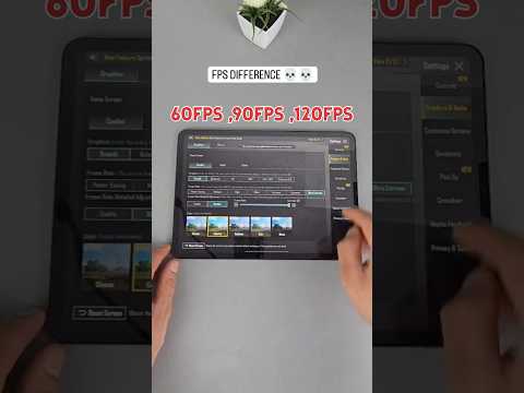 10fps 60fps 120fps ✅ Difference In Bgmi and Pubg Mobile ‼️ #shorts #viralvideo #gaming #bgmi