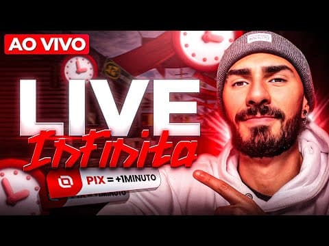 🔴 LIVE &amp; ENSABOAÇÃO INFINITA (2 REAL = 1MIN) - COD: MOBILE