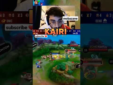 Mobazane Reaction to Kairi Lance #mobazane #kairi #lancelot #onic #msc #shorts #mlbb #mobilelegend